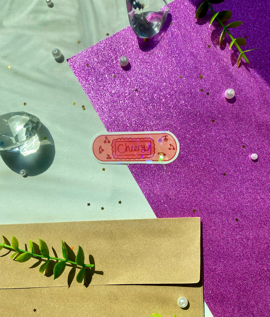 Holographic Cherry Band-Aid Sticker