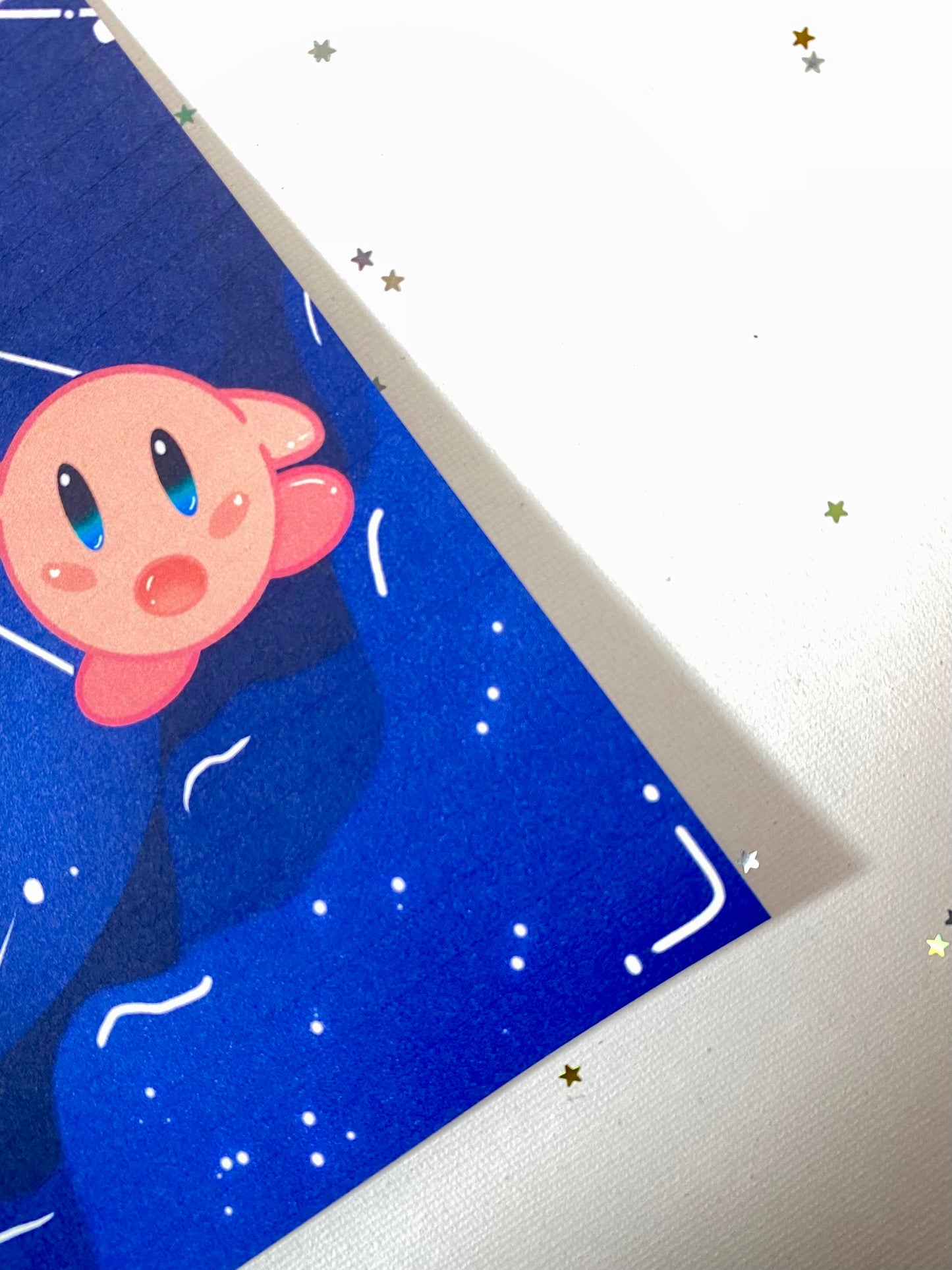 Starry Sky Kirby Art Print