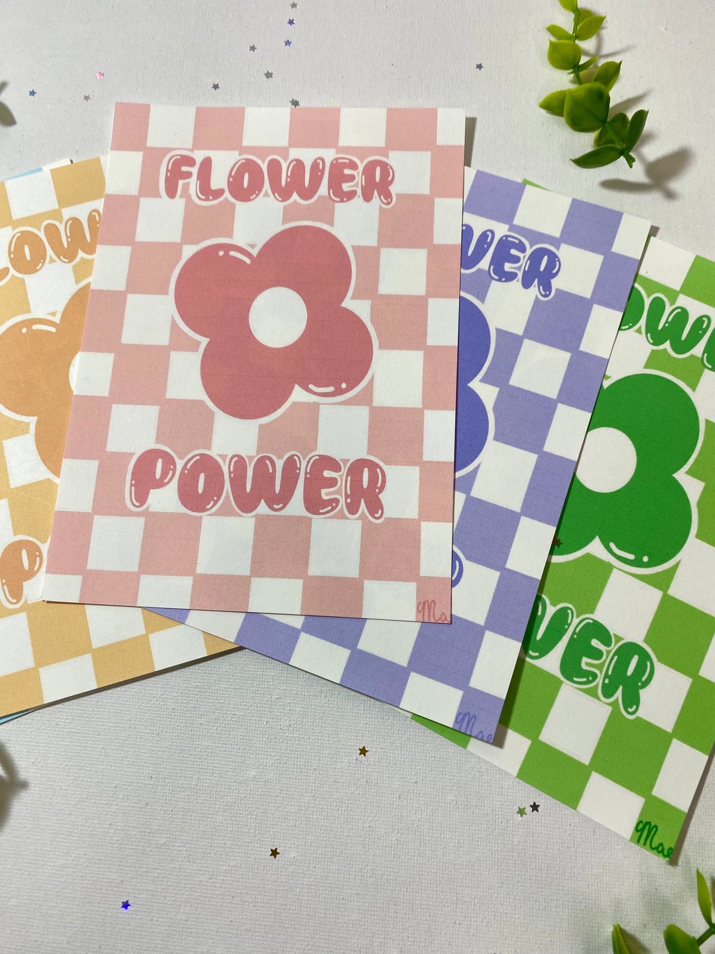 Pastel Flower Power Art Print