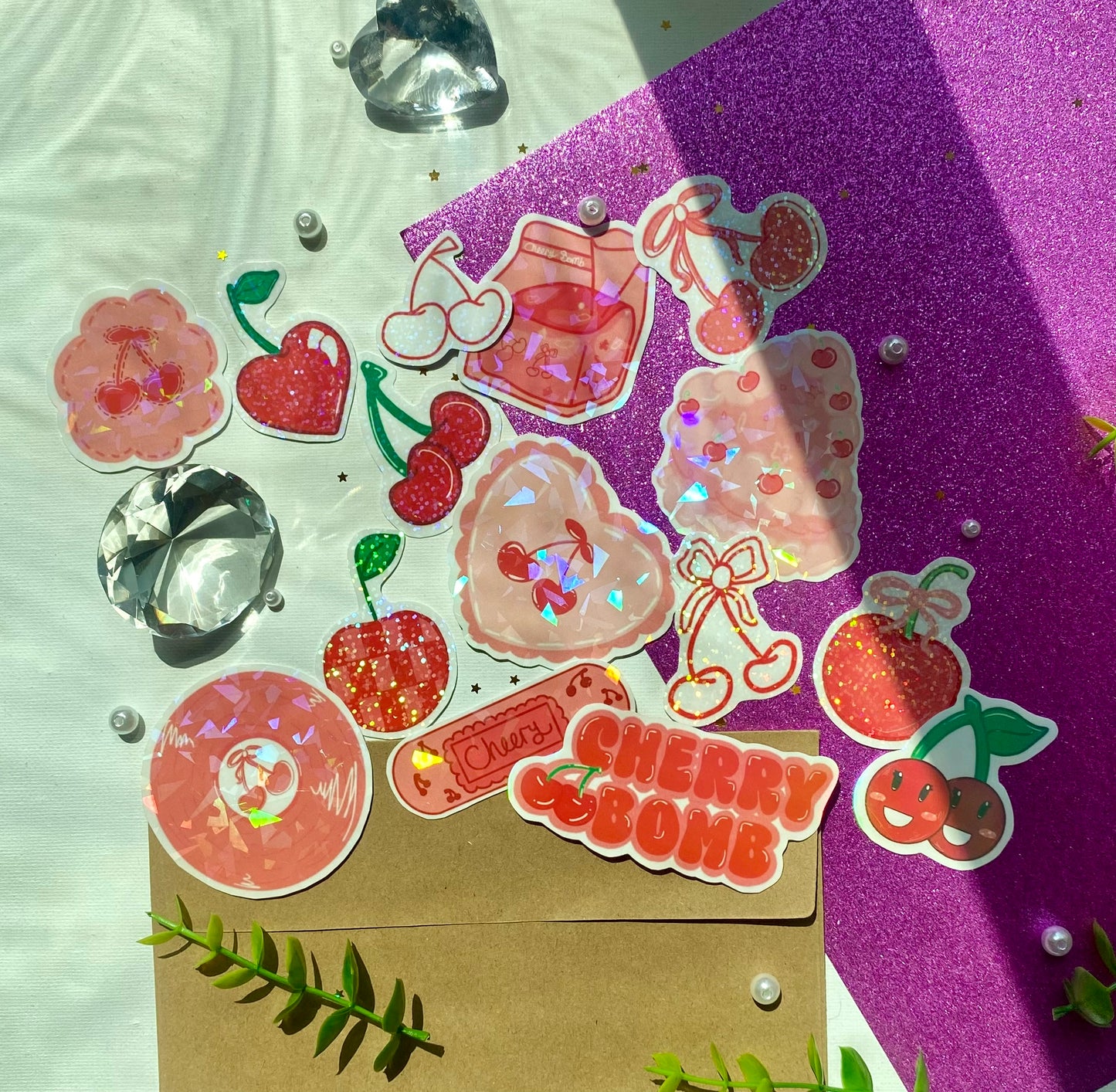 Cherry Bomb Sticker Pack (15 Stickers)